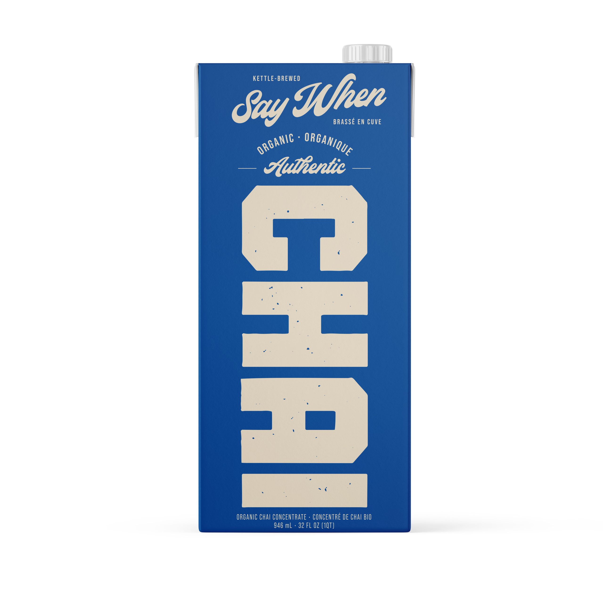 say when, sirop de masala chai, authentic, bio, 950ml - imagine 2